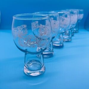 SET OF 6 PEPSI-COLA VINTAGE 70’S GLASSWARE